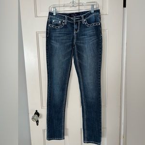 👖 Earl Jean size 5 rhinestone jeans skinny leg